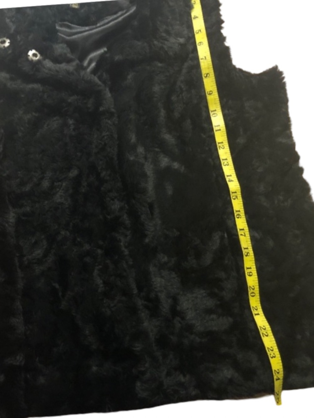 Weatherproof Black Faux Vest, Size L - Picture 8 of 9
